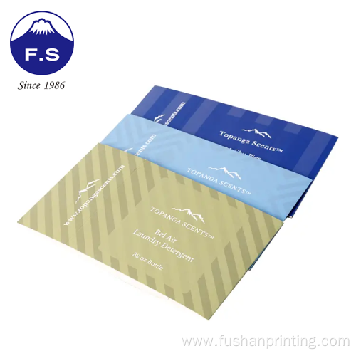 Durable OEM paper wrap packaging custom printing box